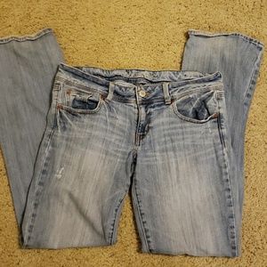 Used American Eagle slim boot cut long jeans